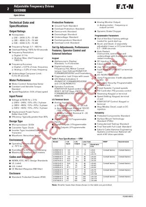 GVX040A1-5 datasheet  